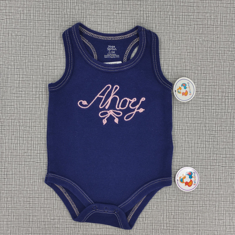 Body azul ocuro"Ahoy"