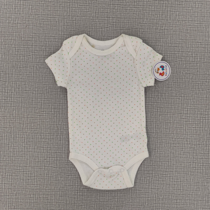 Body blanco con puntos de colores