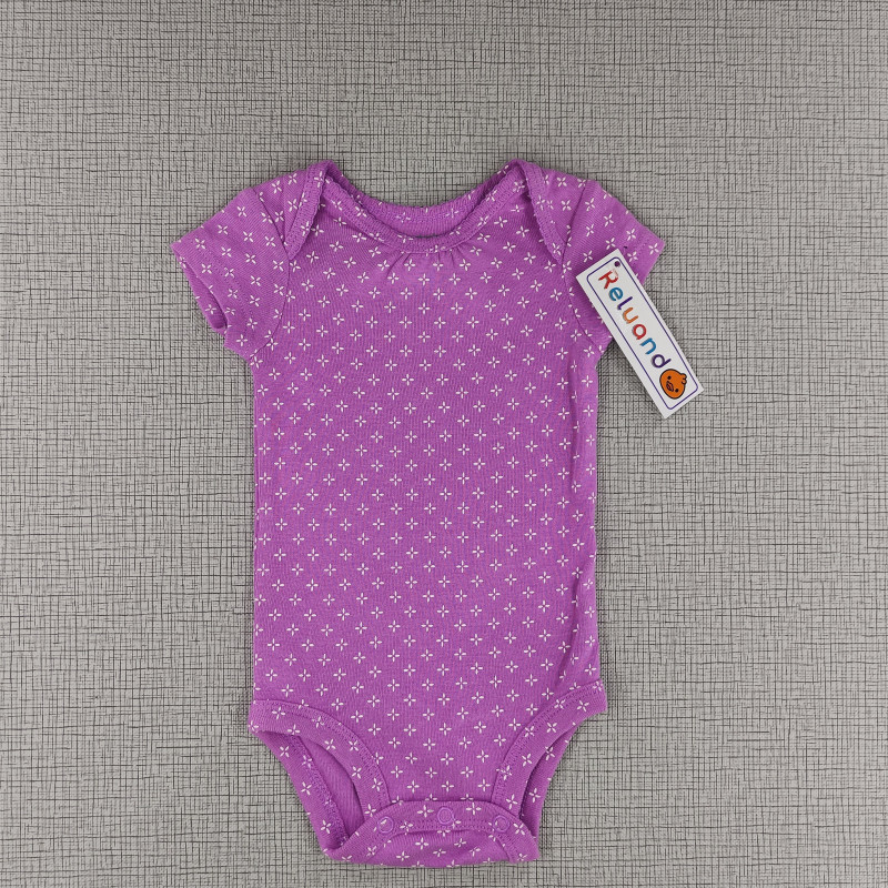 Body morado con estampado sencillo