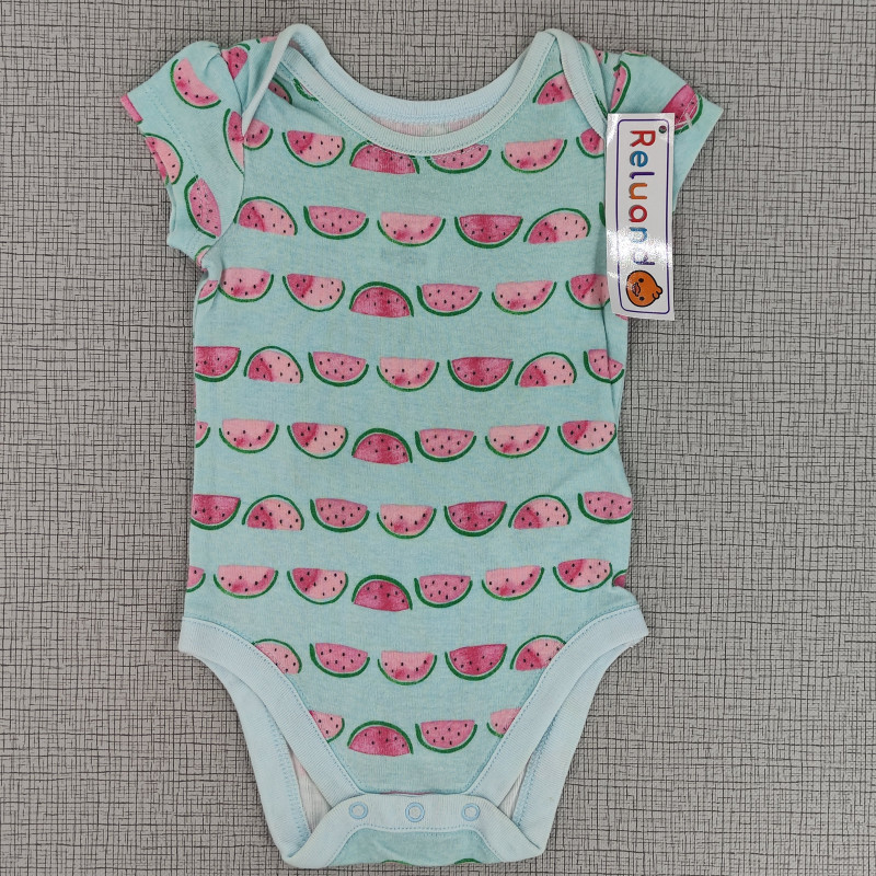 Body azul claro con diseño de sandia